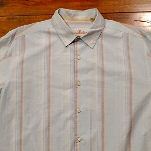 Men's Tommy Bahama striped button-down‎ large